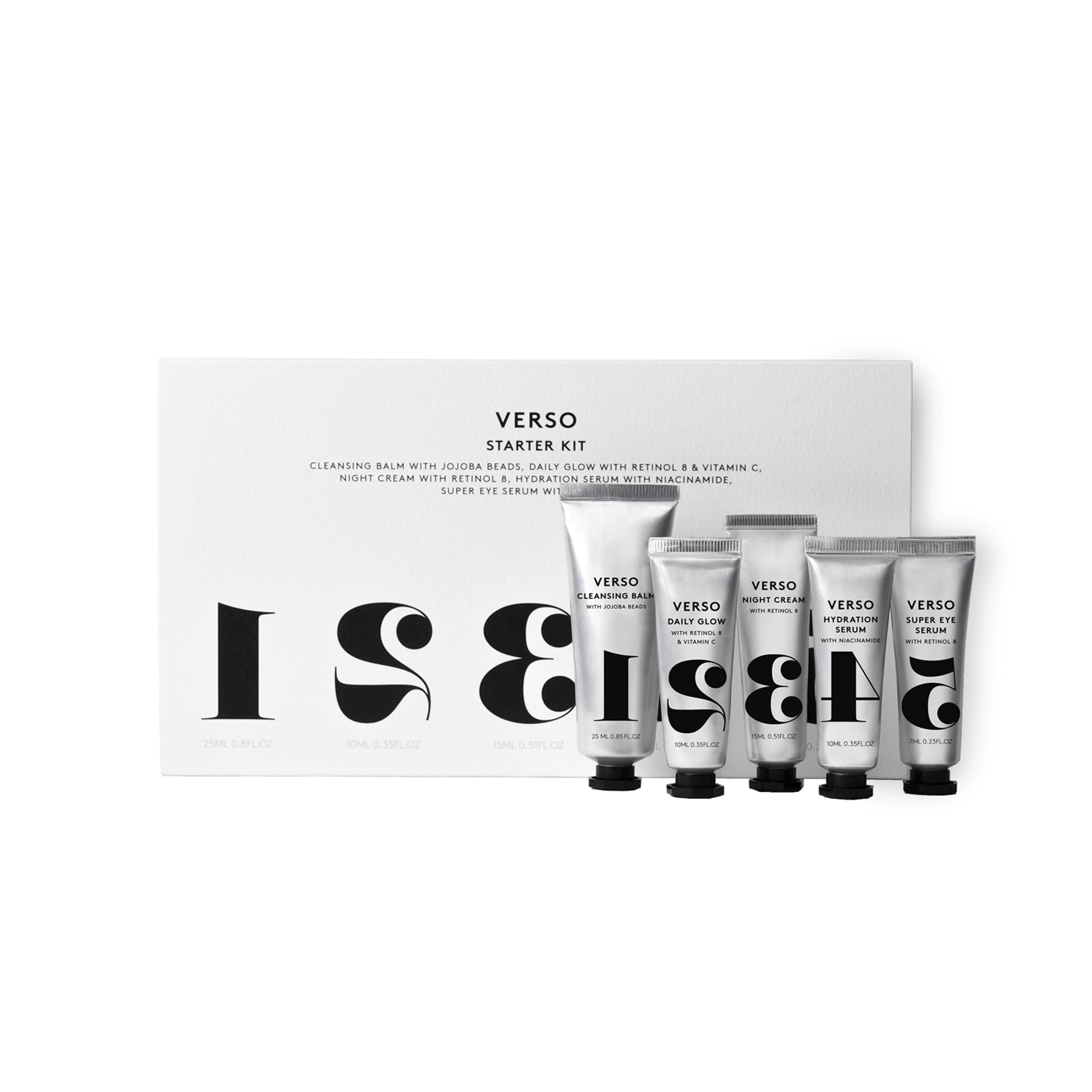 Verso Skincare Starter Kit – Luksus hudpleje sæt