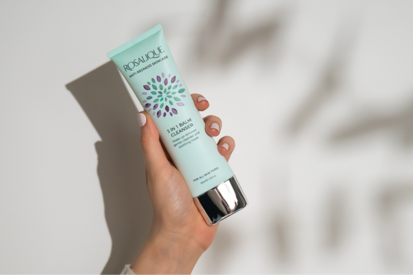 Rosalique 3-i-1 Balm Cleanser - Renser og Beroliger Huden