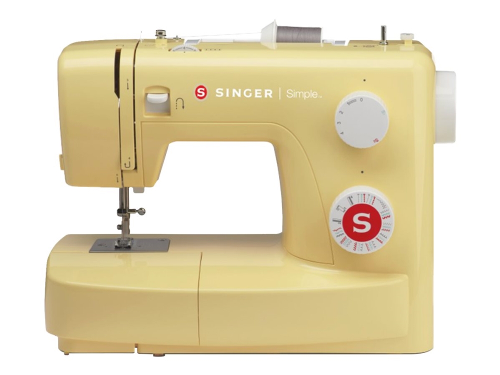 Singer 3223Y Symaskine med Fire Trins Knaphul - Gul