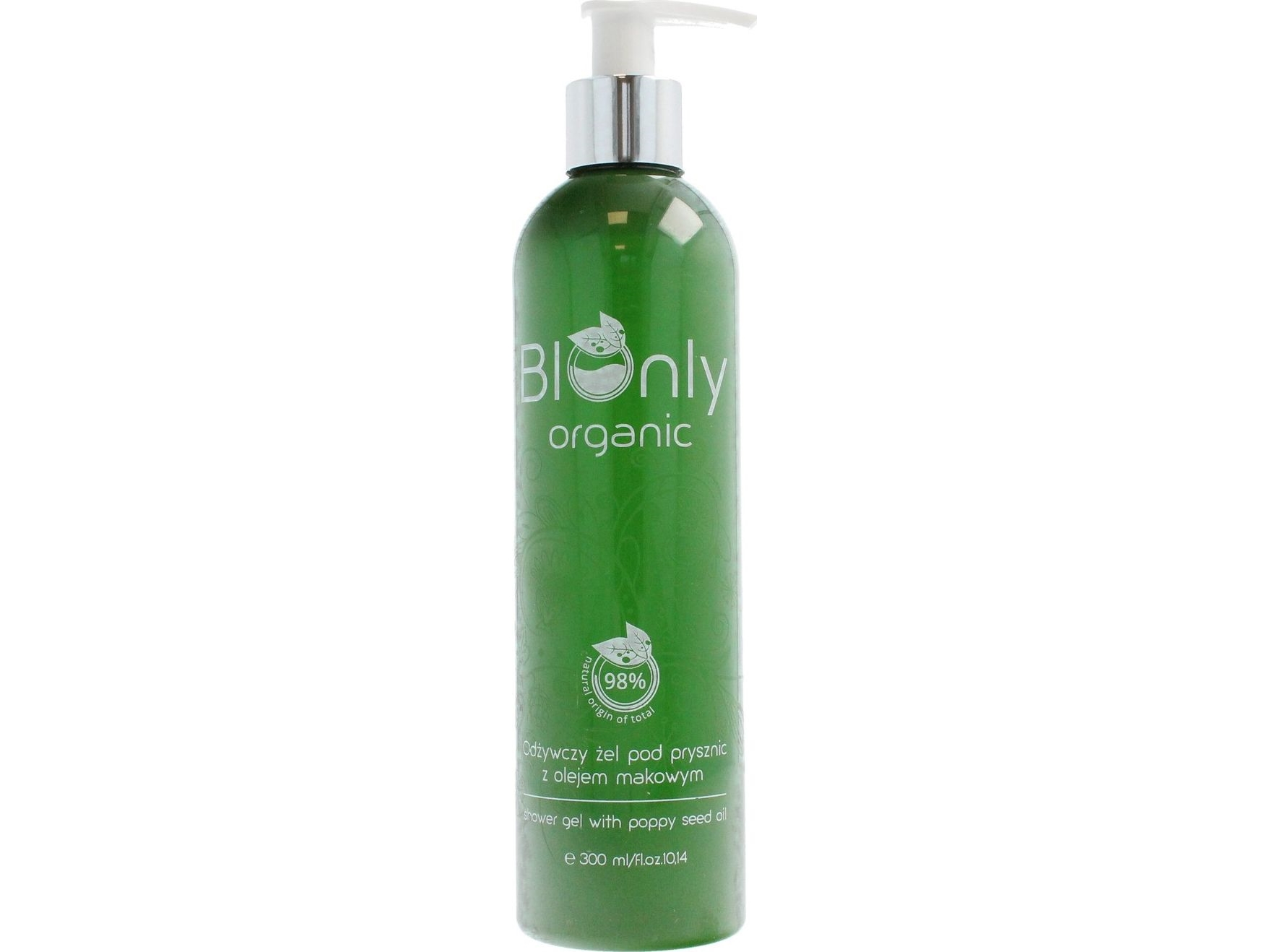 Bionly Økologisk Nourishing Shower Gel med Valmuefrøolie 300ml