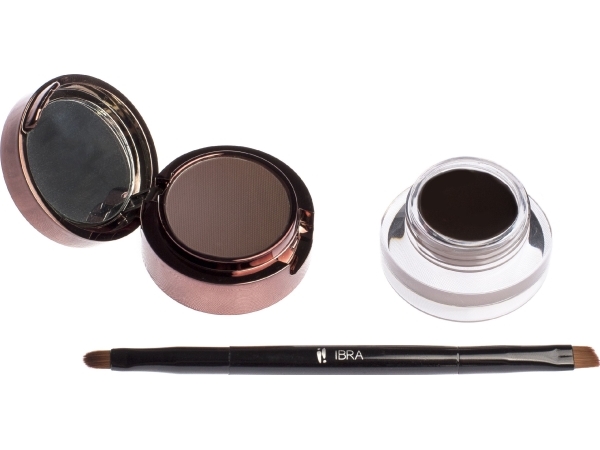 Ibra Ibrapomade og Øjenbrynsskygge - Mørk Chokolade