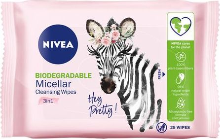 Nivea Micellair Ansigts- og Øjenmakeupfjerner Servietter 25 stk.