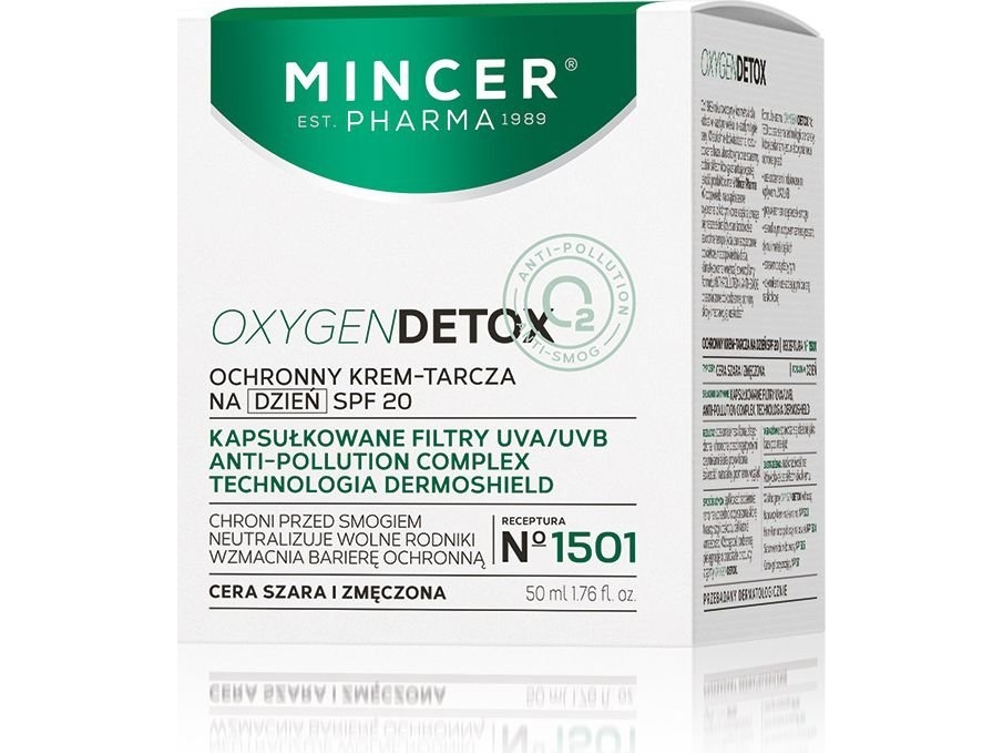Mincer Oxygen Detox 1501 Beskyttende Dagcreme SPF