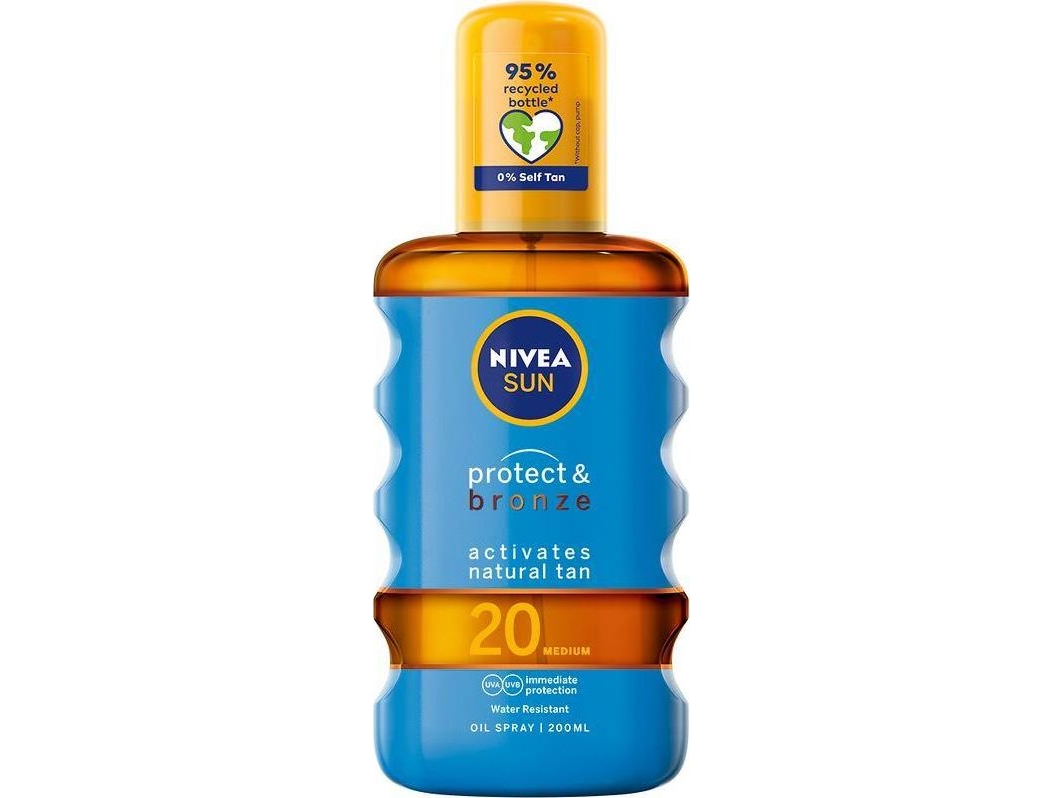 NiveaSun Beskyttende Tan Aktivatorolie SPF20 - 200ml