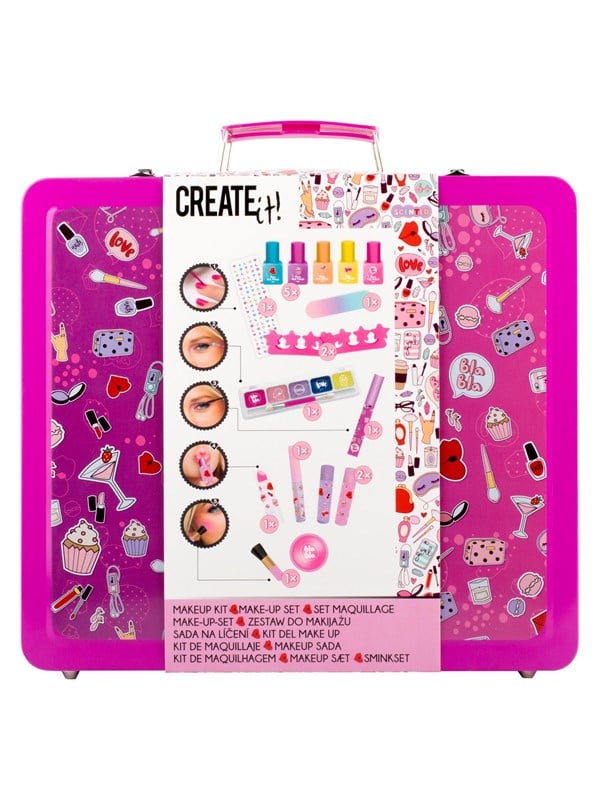 Skab Skønhed: Neon Glitter Makeup Sæt - Tag det Med!
