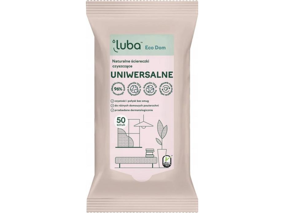 LubaEco Naturlige Rengøringsklude - 50 stk. Universal