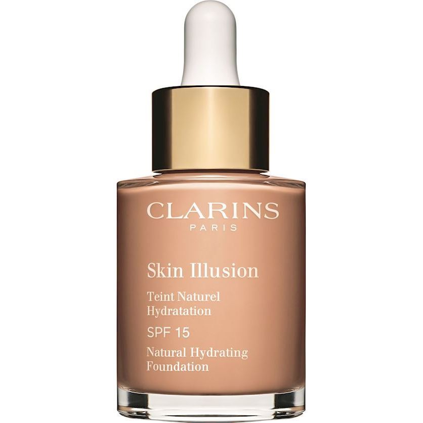 Clarins Skin Illusion Foundation SPF 107 Beige - Naturlig Glød