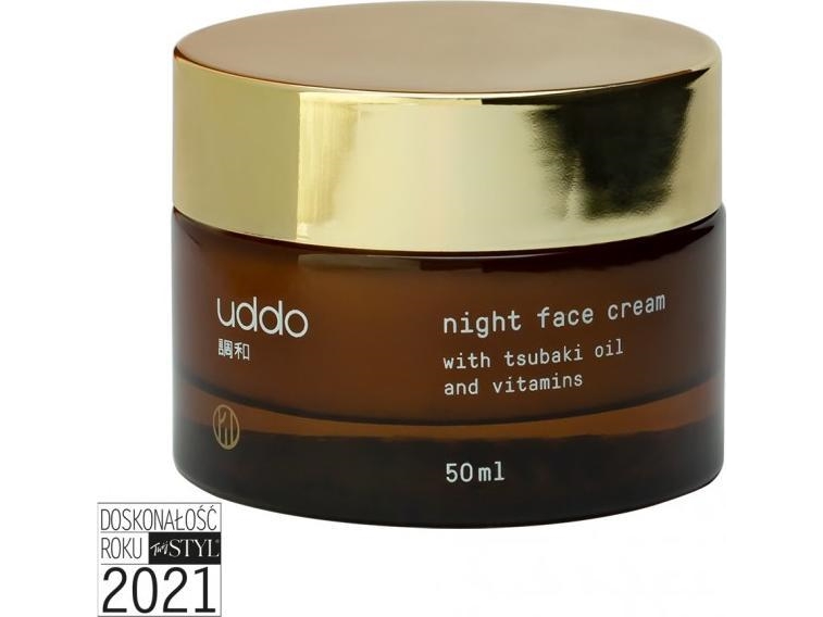 UddoNight Ansigtscreme med Vitaminer og Tsubakiolie 50ml