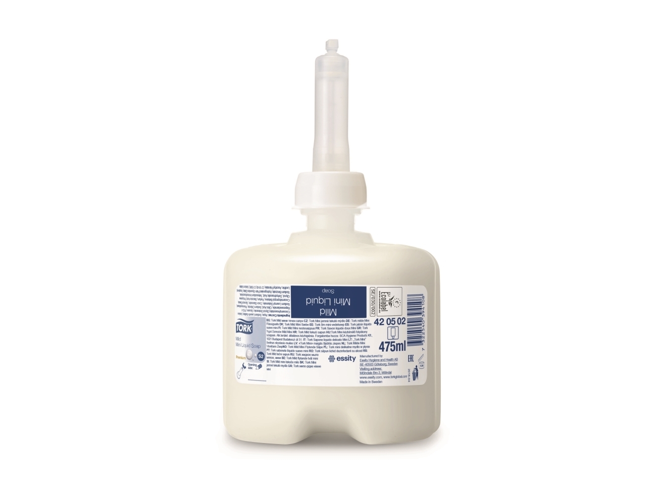 Tork 420502 Flydende Sæbe Pumpeflaske - Gul 475 ml
