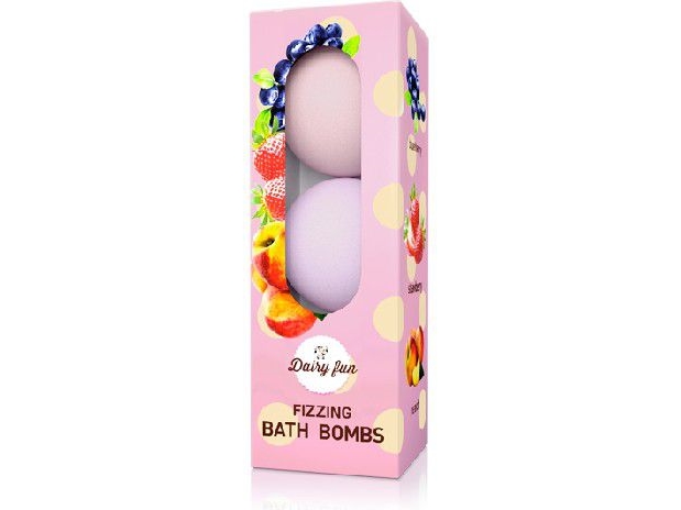 Dairy Fun Badebold 3x100g Trusk Blåbær - Skønhedspleje