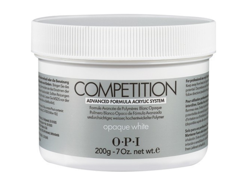 Opi Competition Akryl Neglepulver Opaque Hvid 200g - Tilbud!