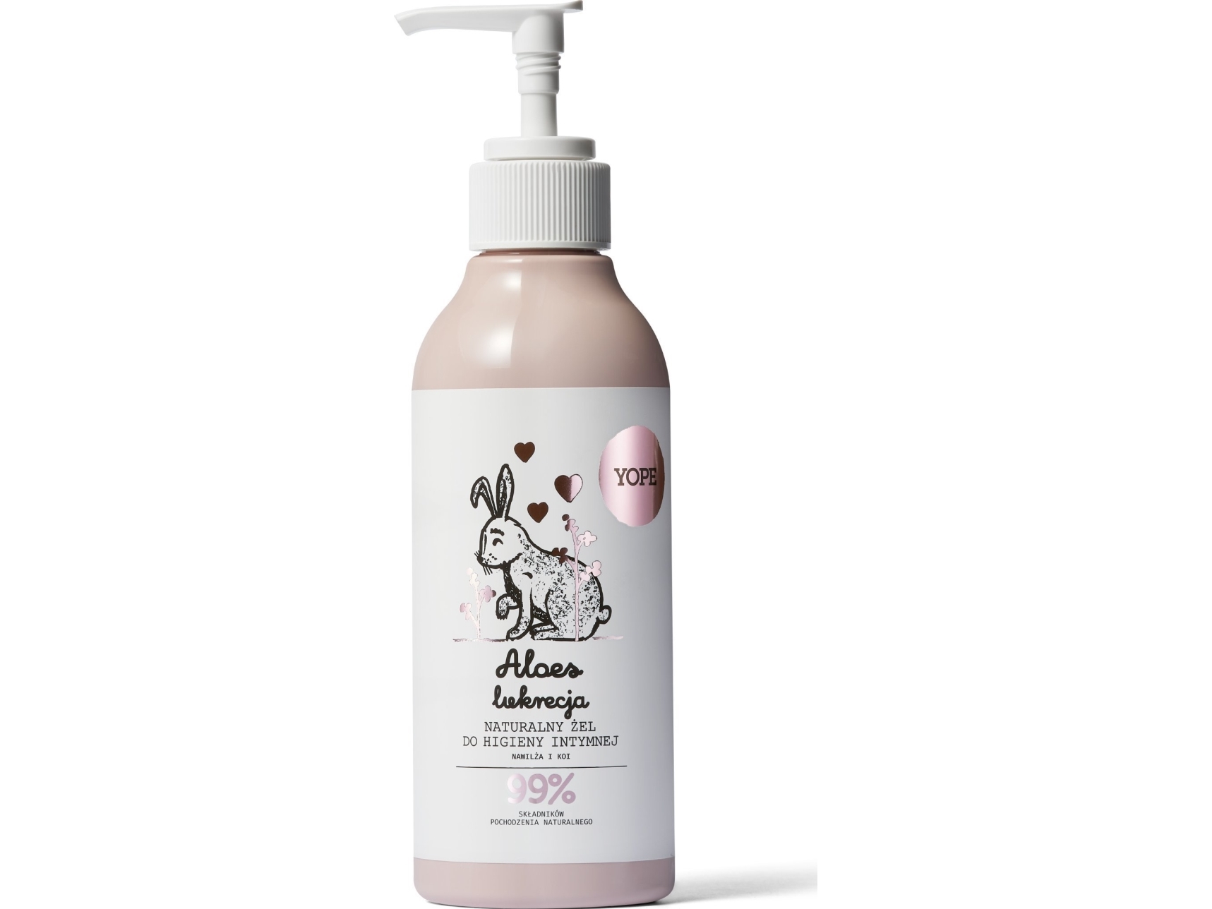 YopeNatural Intimvaskegel med Aloe og Lakrids 300ml