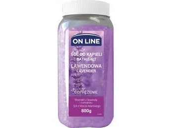 Liniesaltbad 800g med Lavendel - On Line Beautified