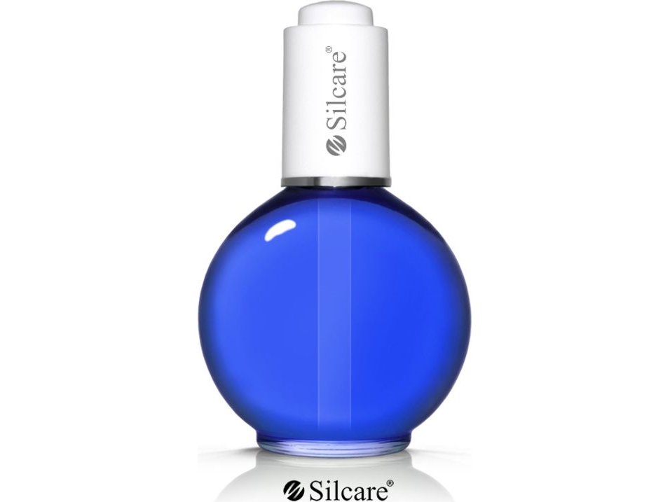Silcare Negle- og Neglebåndsolie - Kokos, Blå 75ml