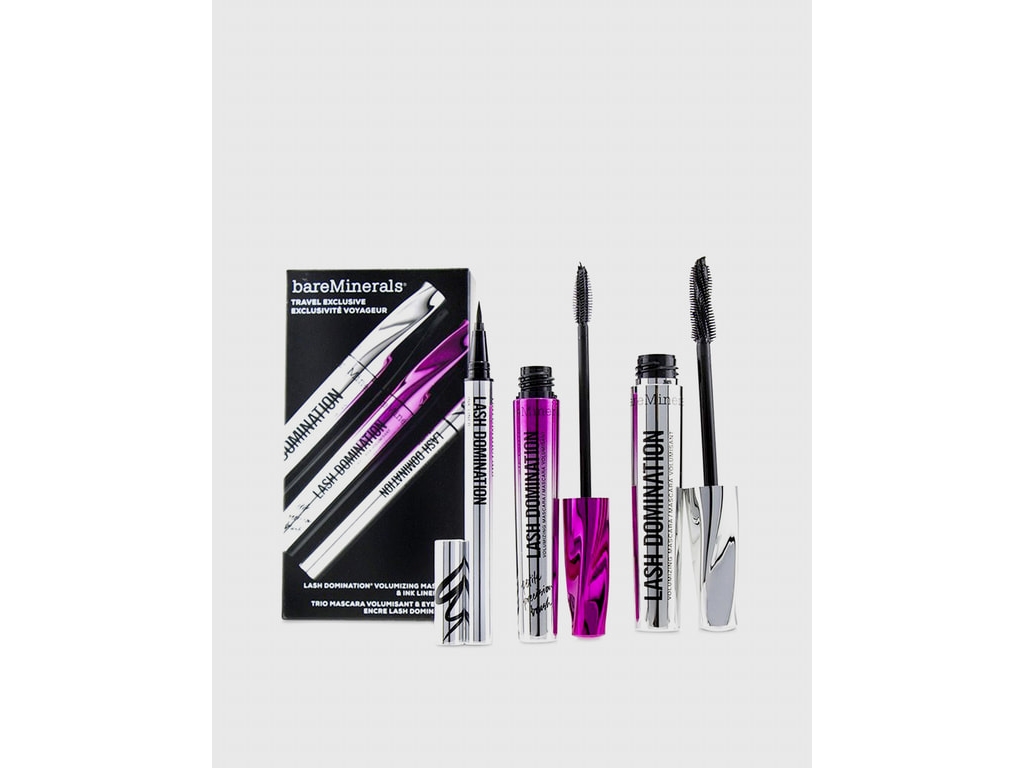 Sort Bareminerals Rejse Sæt med Voluminerende Mascara