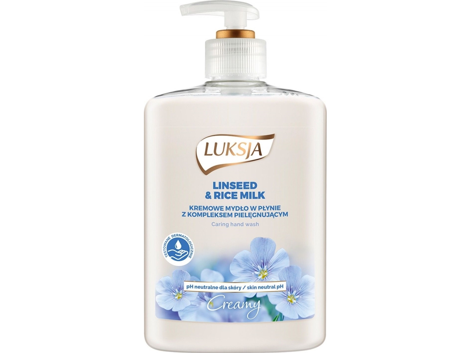 Luxja Luksuriøs Flydende Sæbe med Flax og Risemælk 500ml