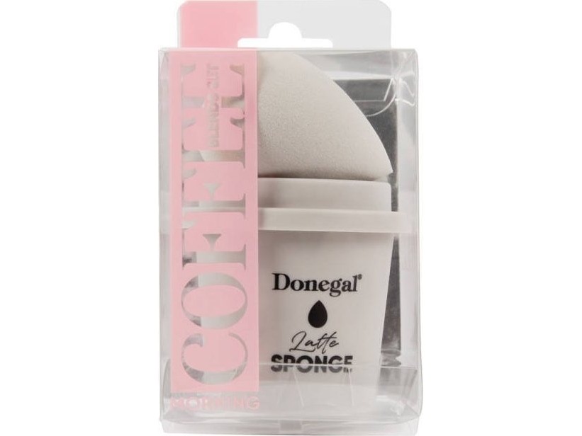 Donegal Morning Coffee Makeup Sponge med Etui 1 stk.
