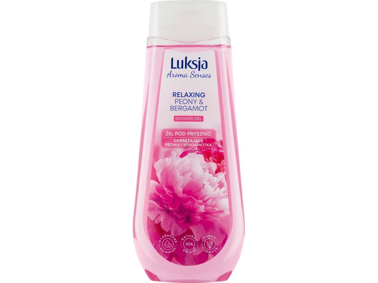 Luxja Aroma Senses Afslappende Brusegelé - Pæon & Bergamot 500ml