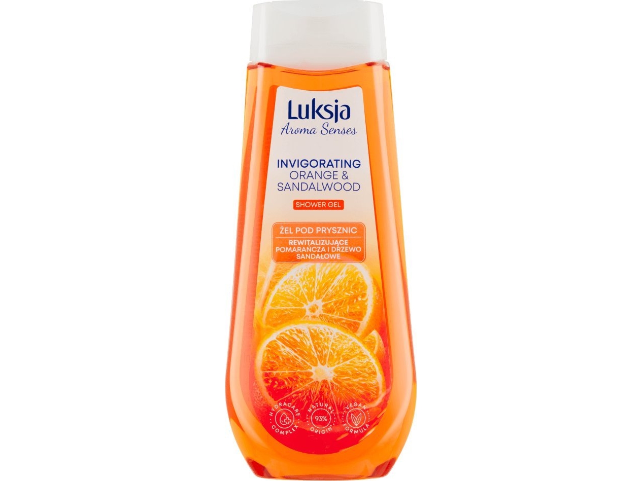 Luxja Aroma Senses Revitaliserende Brusegel - Appelsin & Sandeltræ 500ml