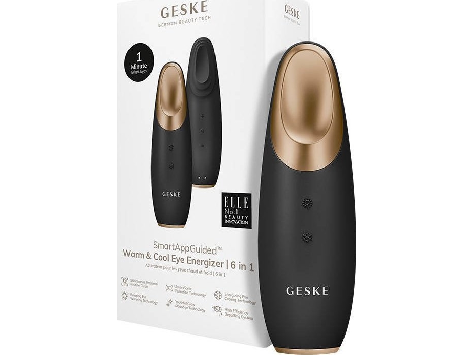 Geske Cool & Warm 6i1 Øjemassager med App - Grå