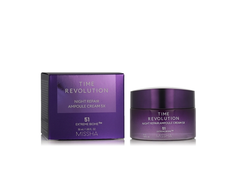 Nattcreme mod hudens aldring - Missha Time Revolution 50 ml