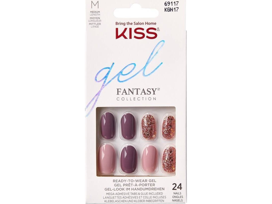 Gel Fantasy Negle 24 Stk – Kiss Beautified Tilbud