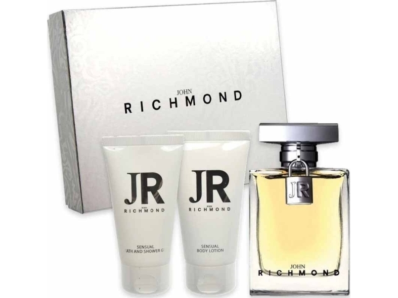 John Richmond Sæt: Fugtende Bodylotion & Rensende Shower Gel