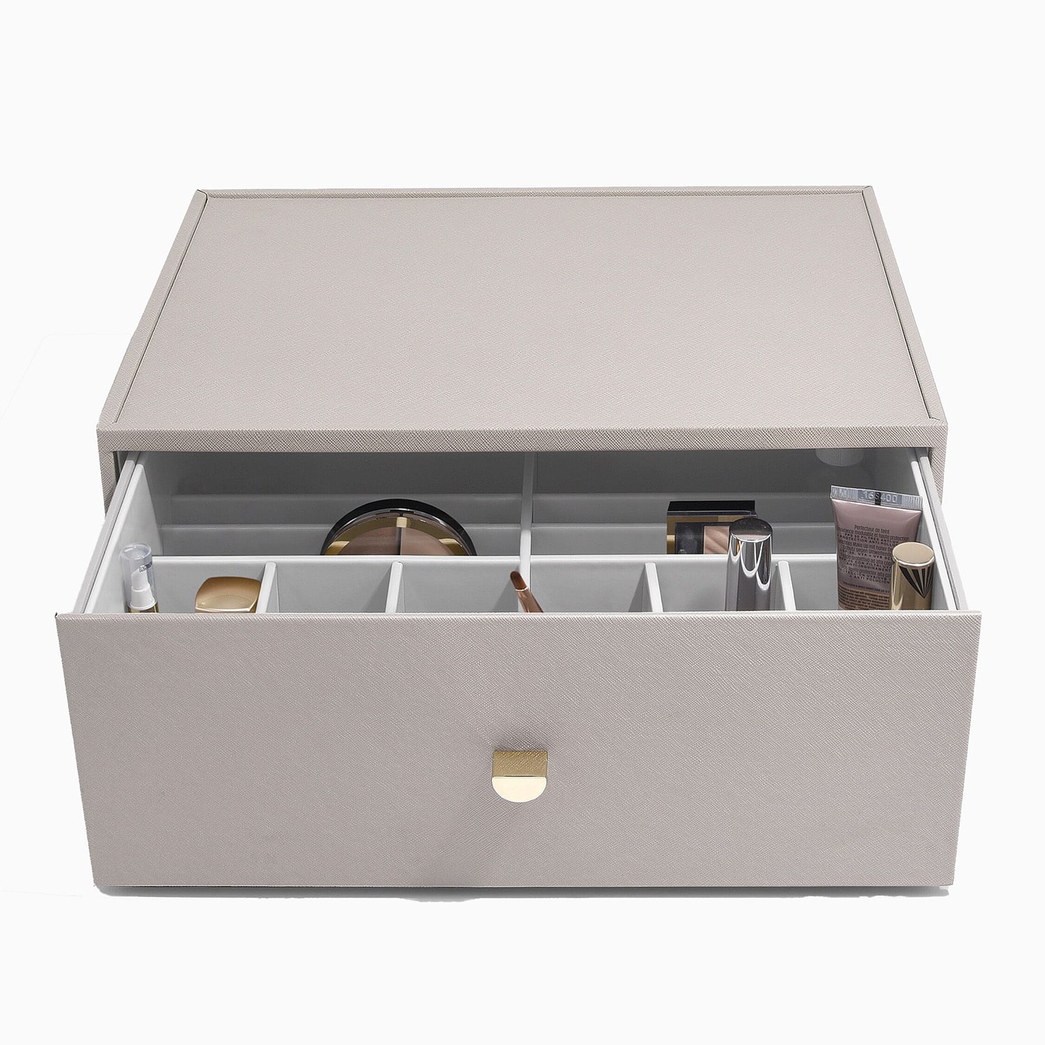 Beige Makeup Skuffe 36cm - Få Overblik og System