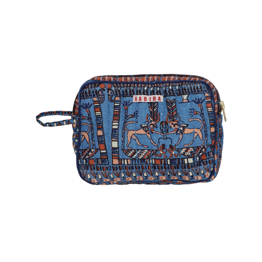 Roberta Makeup Clutch – Skøn blå taske fra Habiba