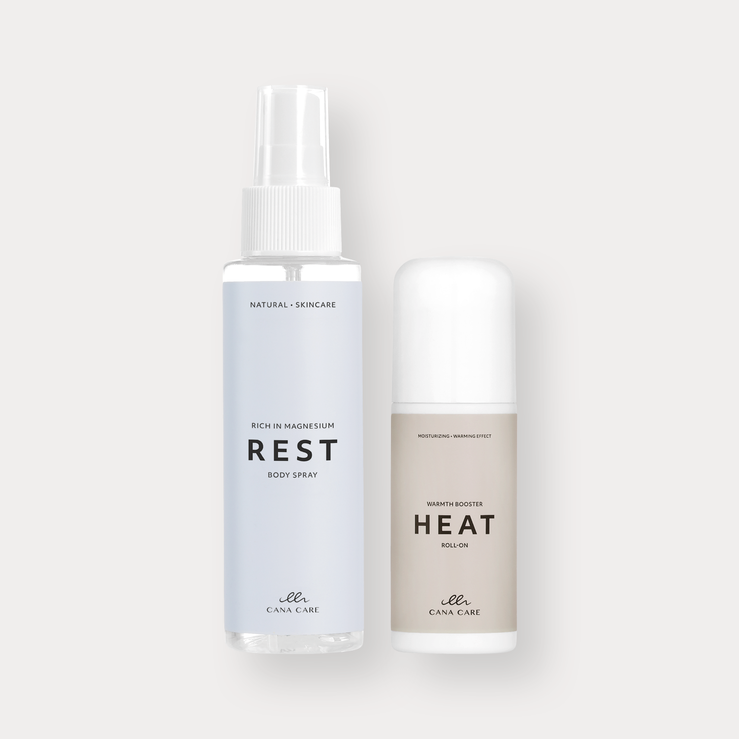 Rest & Heat - Beroligende Magnesium Serum og Varmende Roll-On