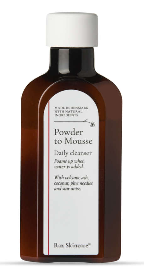 Raz Skincare Pulver Mousse 50g - Rens og Detox til Huden