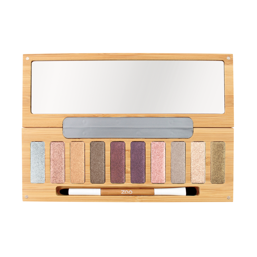 Zao Økologisk Ultra Shiny Øjenskygge Palette - Black Friday Tilbud