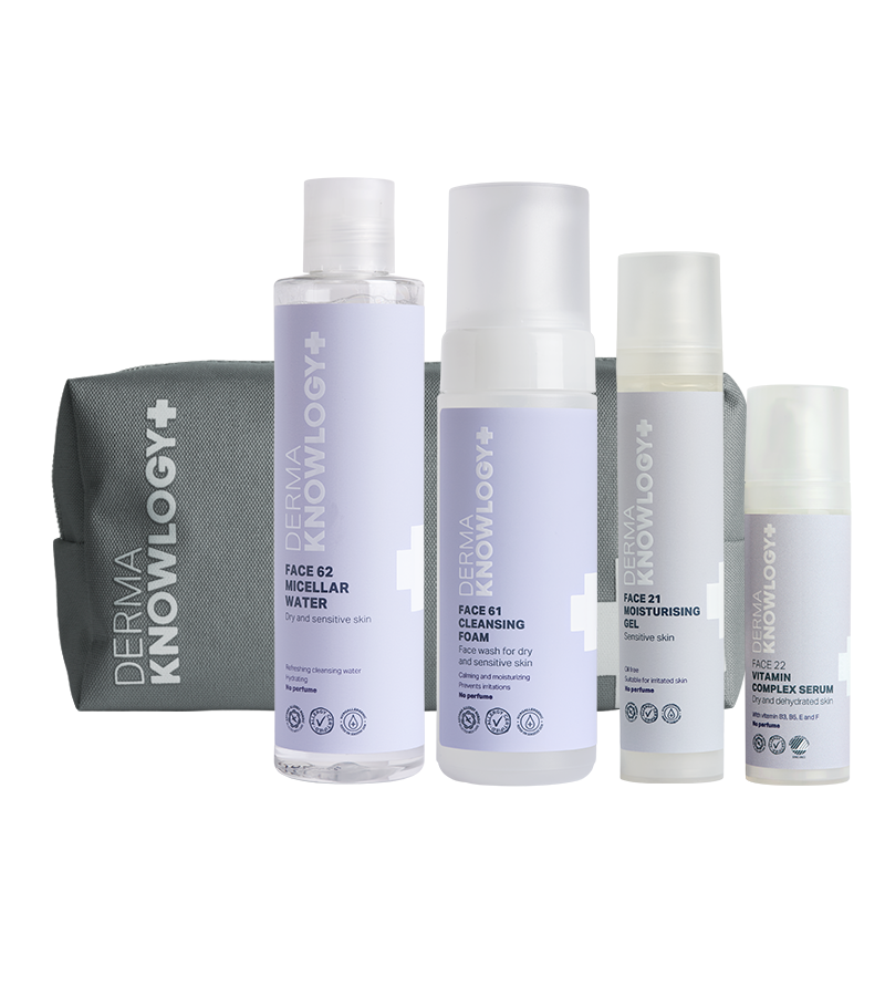 Rosa Dermaknowlogy Hudplejesæt – Beroligende Pleje til Rosacea