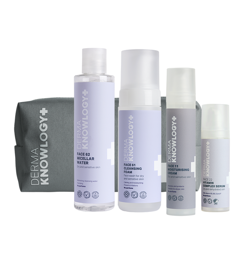 Dermaknowlogy Hudplejesæt til Tør Ansigtshud - Skånsom Pleje