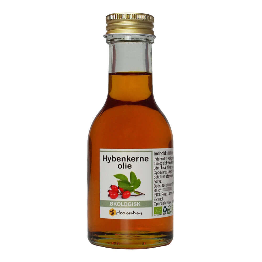 Økologisk Koldpresset Hybenkerneolie – Hedenhus 1 Liter