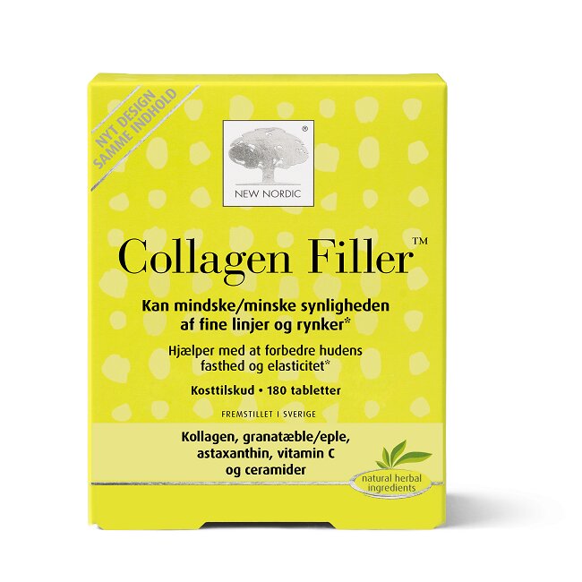 New Nordic Skincare Kollagenfylder 180 Tabletter - Tilbud!