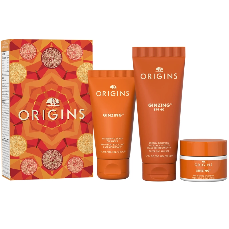 Origins Ginzing Beskyttende & Glød Gaveæske - Limited Edition