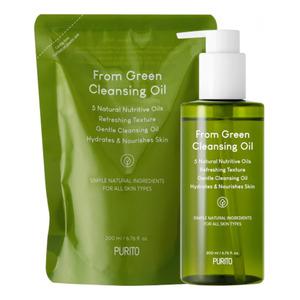 Grøn Purito Seoul Renseolie Refill - Skånsom Makeupfjerner