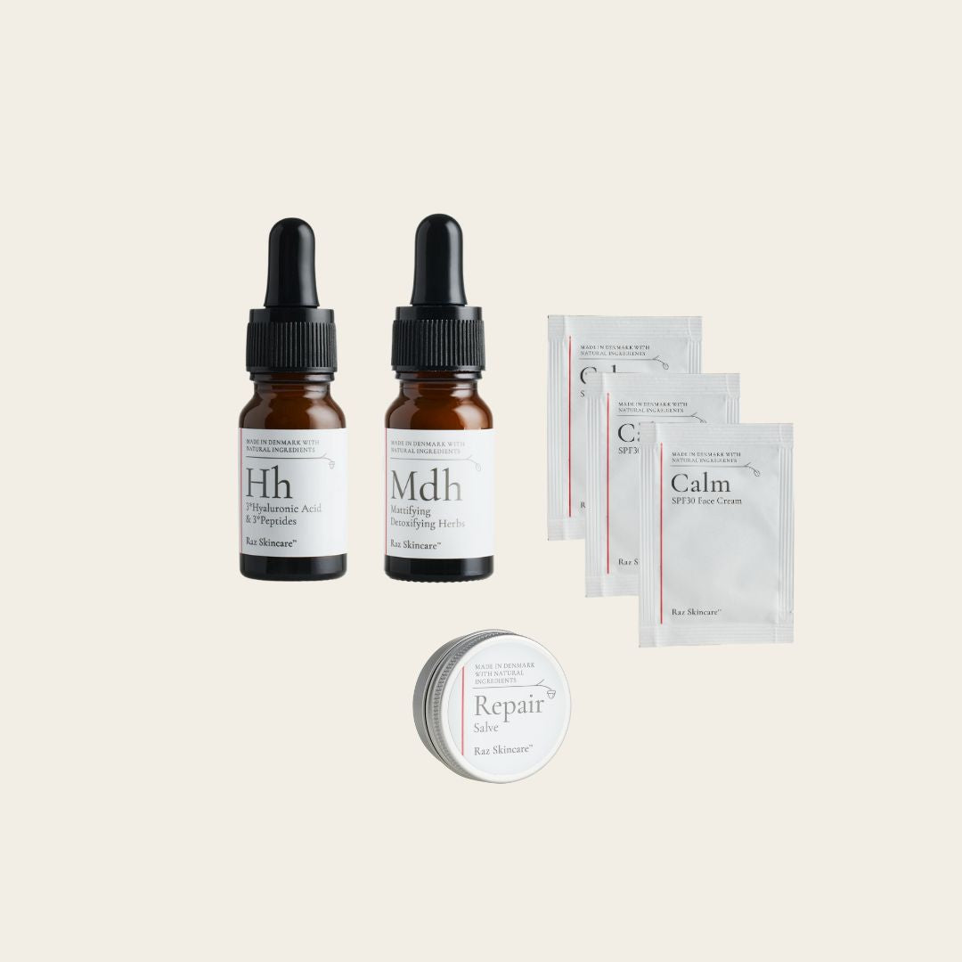 Rosa Testpakke Cea – Raz Skincare Til Rosacea Behandling