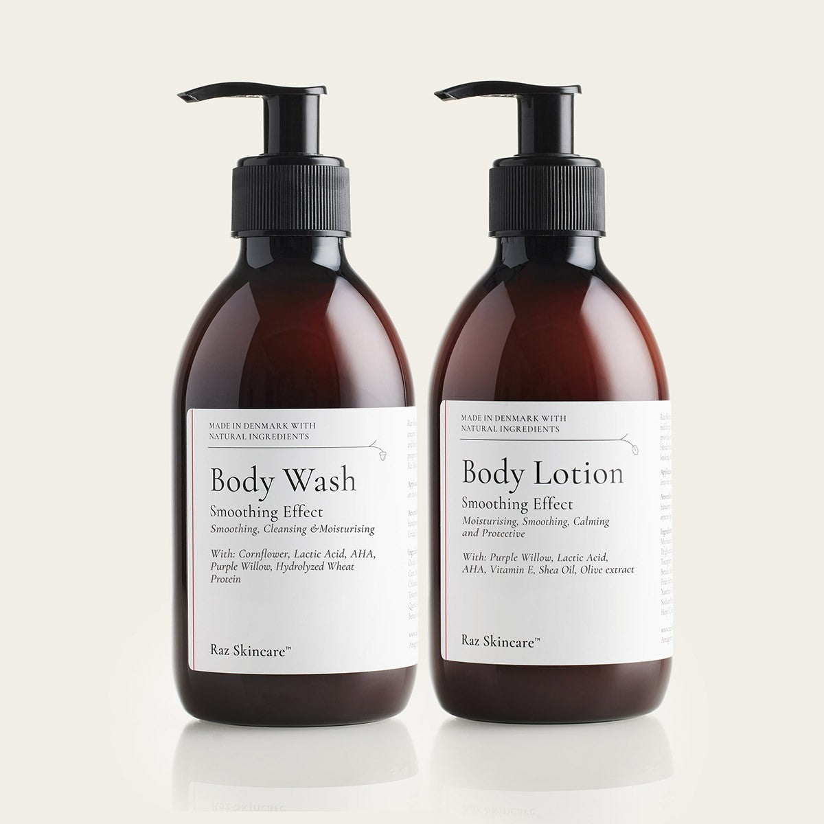 Særlig Kropsvask & Lotion - Raz Skincare Udsalg!
